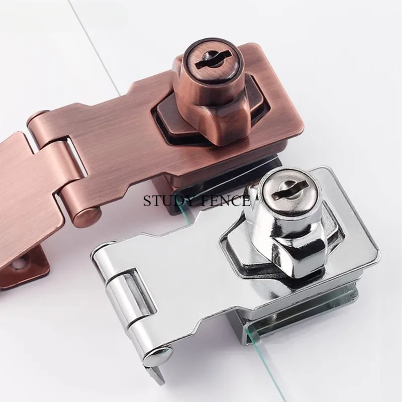 Furniture Hardware Store - Неперфорированный стеклянный дверной замок, замок для