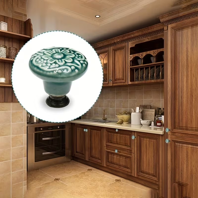 Furniture Hardware Manufacturer - 12 керамических ручек для шкафов, с