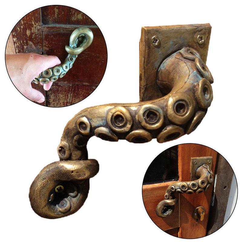 Furniture Hardware Manufacturer - Винтажная дверная ручка в виде осьминога