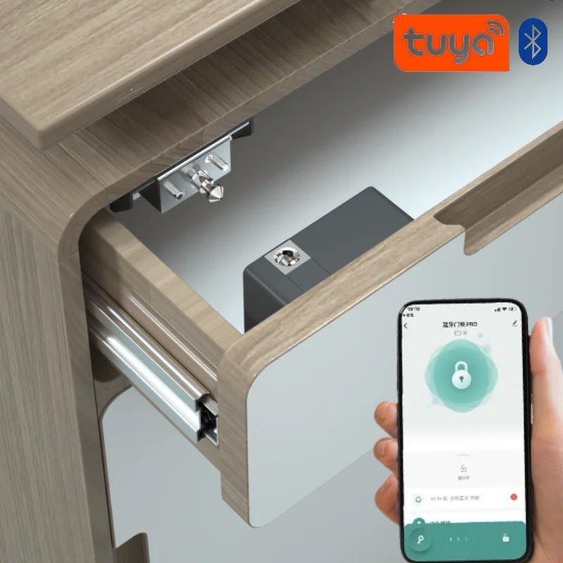 Furniture Hardware Manufacturer - Умный дверной замок Tuya, невидимый электронный